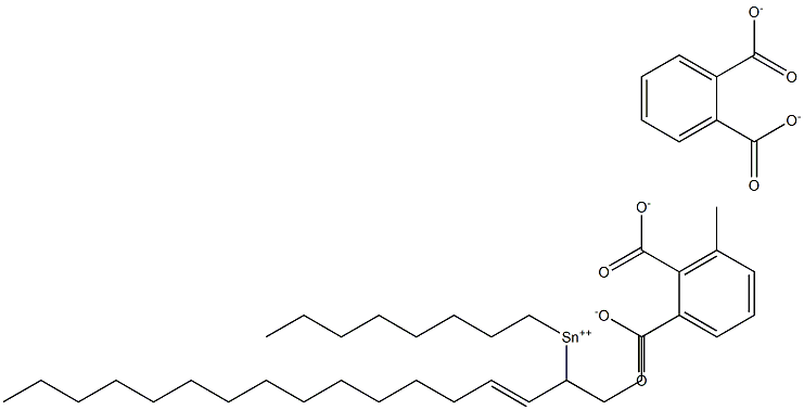 Bis[phthalic acid 1-(1-pentadecenyl)]dioctyltin(IV) salt