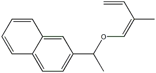 (Z)-2-Methyl-1-[1-(2-naphtyl)ethoxy]-1,3-butadiene|