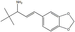  (E)-1-(3,4-Methylenedioxyphenyl)-4,4-dimethyl-1-penten-3-amine