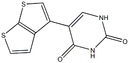 5-[Thieno[2,3-b]thiophen-3-yl]uracil Struktur