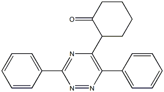3,6-Diphenyl-5-(1-oxocyclohexan-2-yl)-1,2,4-triazine