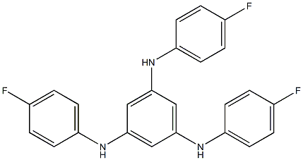 1,3,5-Tris(p-fluoroanilino)benzene Structure