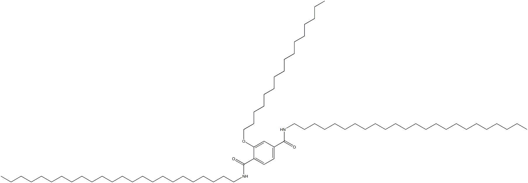 2-(Hexadecyloxy)-N,N'-ditetracosylterephthalamide Structure