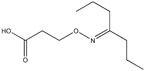  3-[1-Propylbutylideneaminooxy]propionic acid