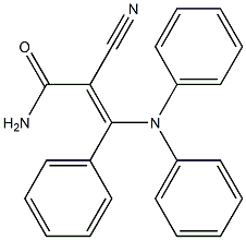 2-Cyano-3-diphenylamino-3-phenylacrylamide