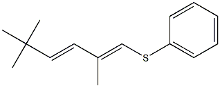 (3E)-1-(Phenylthio)-2,5,5-trimethyl-1,3-hexadiene