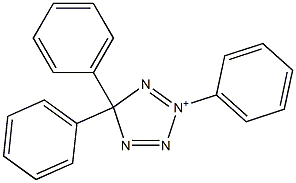2,5,5-Triphenyl-5H-tetrazol-2-ium,,结构式