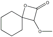 3-Methoxy-1-oxaspiro[3.5]nonan-2-one,,结构式