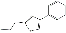 4-Phenyl-2-propylfuran Structure