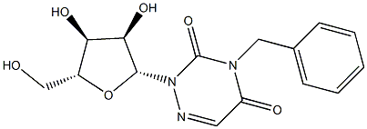 3-Benzyl-6-azauridine 结构式