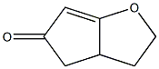 3,3a-Dihydro-2H-cyclopenta[b]furan-5(4H)-one,,结构式