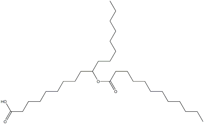 10-Lauroyloxystearic acid Struktur