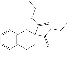 4-Methylenetetralin-2,2-dicarboxylic acid diethyl ester