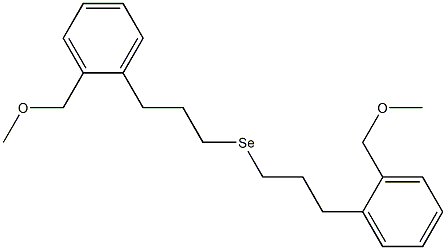 [2-(Methoxymethyl)phenethyl]methyl selenide Structure