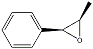 2β-フェニル-3β-メチルオキシラン 化学構造式