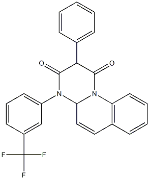 4-[3-(Trifluoromethyl)phenyl]-2-phenyl-4,4a-dihydro-1H-pyrimido[1,2-a]quinoline-1,3(2H)-dione