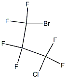 1-ブロモ-3-クロロ-1,1,2,2,3,3-ヘキサフルオロプロパン 化学構造式