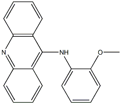 N-(2-Methoxyphenyl)-9-acridinamine,,结构式