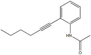  N-[2-(1-Hexynyl)phenyl]acetamide