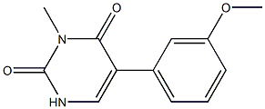 3-Methyl-5-(3-methoxyphenyl)uracil