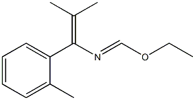1-(2-Methylphenyl)-1-[(ethoxy)methyleneamino]-2-methyl-1-propene
