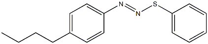 1-[(Phenylthio)azo]-4-butylbenzene Struktur