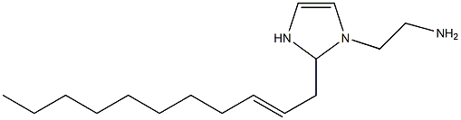 1-(2-Aminoethyl)-2-(2-undecenyl)-4-imidazoline 结构式
