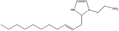 1-(2-Aminoethyl)-2-(2-undecenyl)-4-imidazoline,,结构式