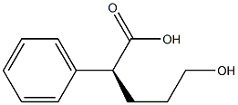 [S,(+)]-5-Hydroxy-2-phenylvaleric acid Structure