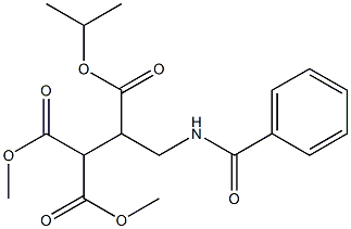 2-[1-(Isopropyloxycarbonyl)-2-(benzoylamino)ethyl]malonic acid dimethyl ester