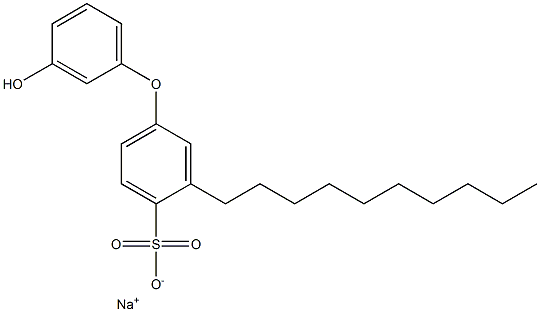 3'-Hydroxy-3-decyl[oxybisbenzene]-4-sulfonic acid sodium salt