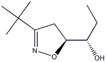 (5S)-5-[(1S)-1-ヒドロキシプロピル]-3-tert-ブチル-2-イソオキサゾリン 化学構造式