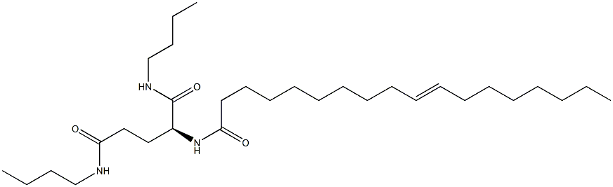 N2-(10-Octadecenoyl)-N1,N5-dibutylglutaminamide Structure