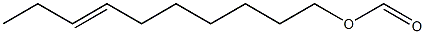 Formic acid 7-decenyl ester Structure
