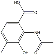 2-(Acetylamino)-3-hydroxy-p-toluic acid|