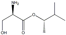 (S)-2-Amino-3-hydroxypropanoic acid (R)-1,2-dimethylpropyl ester 结构式