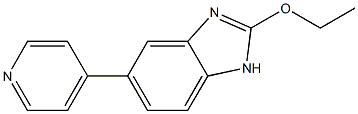 2-Ethoxy-5-(4-pyridyl)-1H-benzimidazole Structure