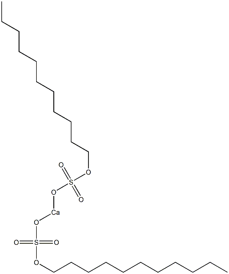 Bis(undecyloxysulfonyloxy)calcium,,结构式