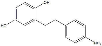 2-[2-(4-Aminophenyl)ethyl]hydroquinone Structure