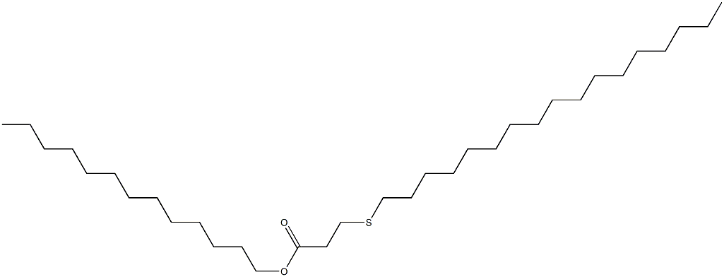 3-(Heptadecylthio)propionic acid tridecyl ester Structure