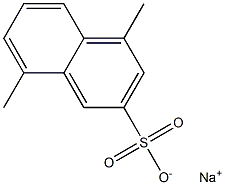 4,8-Dimethyl-2-naphthalenesulfonic acid sodium salt Struktur