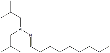 Diisobutyl(nonylideneamino)aluminum 结构式