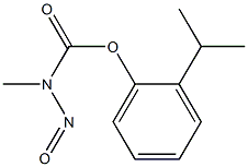  N-Methyl-N-nitrosocarbamic acid o-isopropylphenyl ester