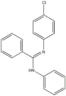 N-Phenyl-N'-(4-chlorophenyl)benzamidine Struktur