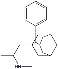 N-Methyl-1-(2-phenyl-1-adamantyl)-2-propanamine 结构式