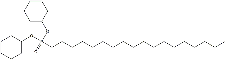 Stearylphosphonic acid dicyclohexyl ester Struktur