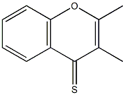 2,3-Dimethylthiochromone Struktur