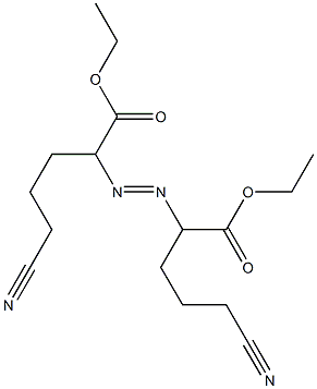 2,2'-Azobis(5-cyanovaleric acid)diethyl ester,,结构式
