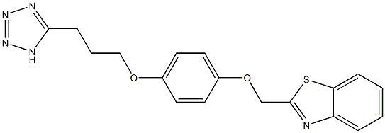 2-[4-[3-(1H-Tetrazol-5-yl)propoxy]phenoxymethyl]benzothiazole