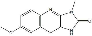 3-Methyl-7-methoxy-9,9a-dihydro-1H-imidazo[4,5-b]quinolin-2(3H)-one